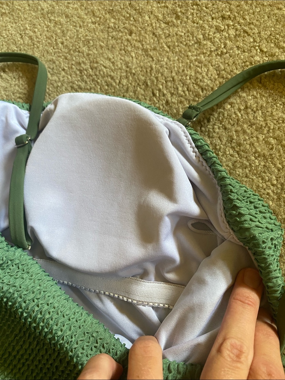 Geode swimwear tankini top strapless removable straps - Picture 5 of 5